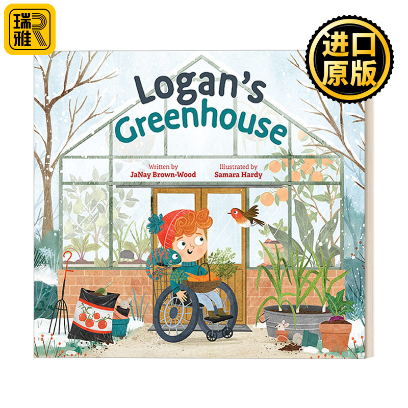 英文原版 Logan's Greenhouse Where In the Garden?洛根的温室花园在哪里系列儿童科普百科精装绘本 Samara Hardy英文版书籍