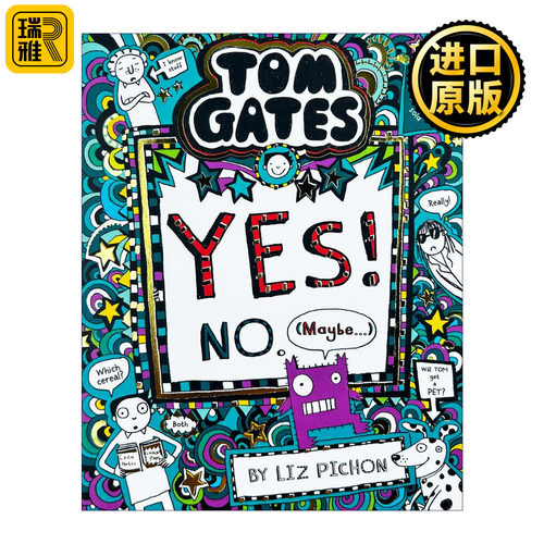英文原版 Tom Gates 8 Yes No. Maybe 汤姆盖茨系列 英文版 进口英语原版书籍