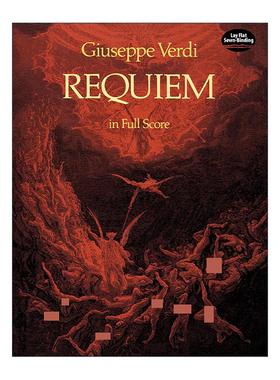 英文原版 Requiem 安魂曲 经典管弦乐乐谱完整版 朱塞佩·威尔第 英文版 进口英语原版书籍
