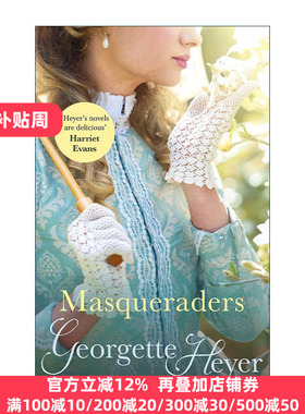 英文原版 Masqueraders 假面危机 乔吉特·海尔摄政浪漫喜剧小说 古典言情 英文版 进口英语原版书籍