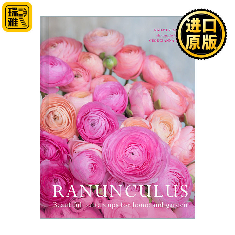 英文原版 Ranunculus: Beautiful Buttercups For Home And Garden 洋牡丹 适合家庭和花园的美丽品种 花毛茛 精装花卉画册
