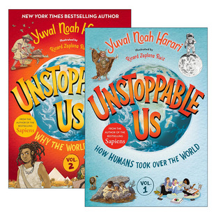 英文原版 Unstoppable Us 势不可挡的人类系列1-2册 人类简史 儿童插图历史科普百科 精装 英文版 进口英语原版书籍