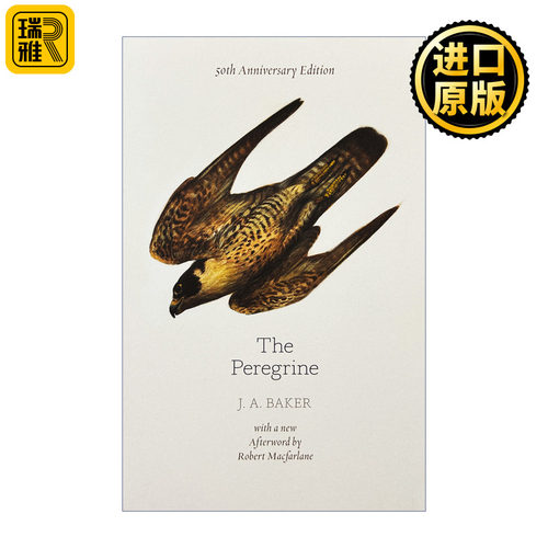 英文原版 The Peregrine 50Th Anniversary Edition 游隼 J.A.贝克 50周年版 英国自然文学 英文版 进口英语原版书籍