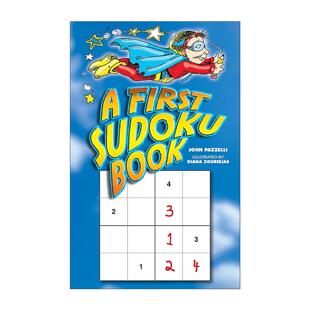 英文原版 A First Sudoku Book 数独之书 儿童益智活动游戏 插图趣味谜题 英文版 进口英语原版书籍