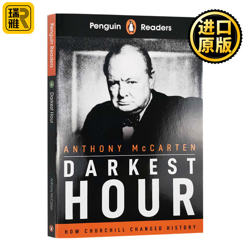 企鹅分级阅读第6级 最黑暗的时刻 英文原版 Penguin Reader Level 6 Darkest Hour 全英文版 Anthony McCarten 进口英语书籍 书籍/杂志/报纸 原版其它 原图主图