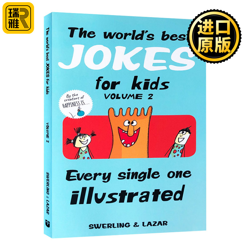 正版 The World's Best Jokes for Kids Volume 2 给孩子的笑话绘本2 儿童漫画