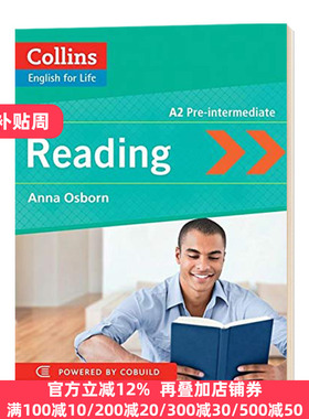 柯林斯生活英语阅读 初级中级 English for Life Reading A2 英文原版 Anna Osborn 全英文版进口原版英语书籍