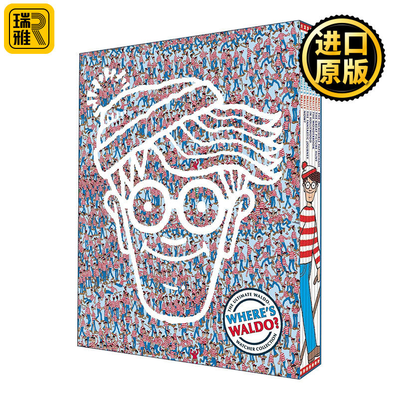 Where's Waldo?: The Ultimate Waldo-Watcher Collection 沃尔多在哪里?终极合集 儿童趣味游戏活动书 经典场景找一找 谜题 迷宫