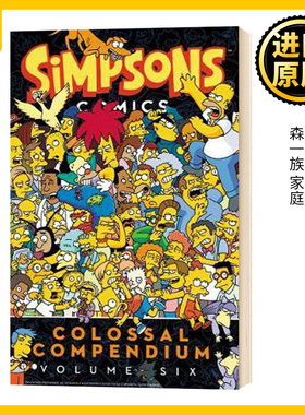 辛普森漫画大全6 Simpsons Comics Colossal Compendium Volume 6 英文原版 辛普森一家 The Simpsons 阿森一族 家庭 进口英语书籍