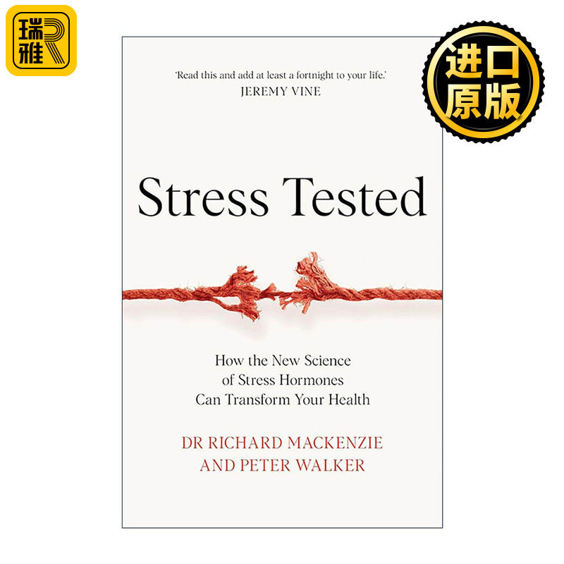 英文原版 Stress Tested 压力测试 压力荷尔蒙的新科学如何改变你的健康 英文版 进口英语原版书籍