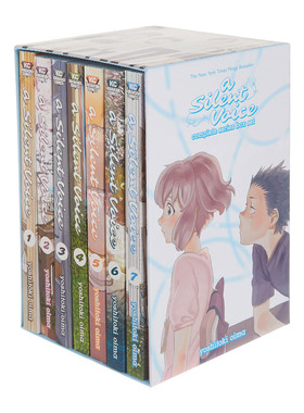 声之形1-7卷完结盒装 漫画版 英文原版 A Silent Voice Series Box Set 西宫硝子 石田将也 京都动画大今良时 聲の形进口英语书籍
