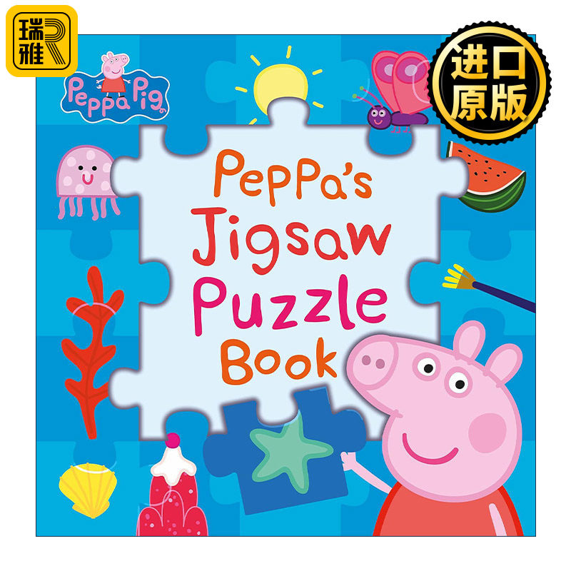 Peppa Pig: Peppa’s Jigsaw Puzzle Book 小猪佩奇拼图书 英文原版