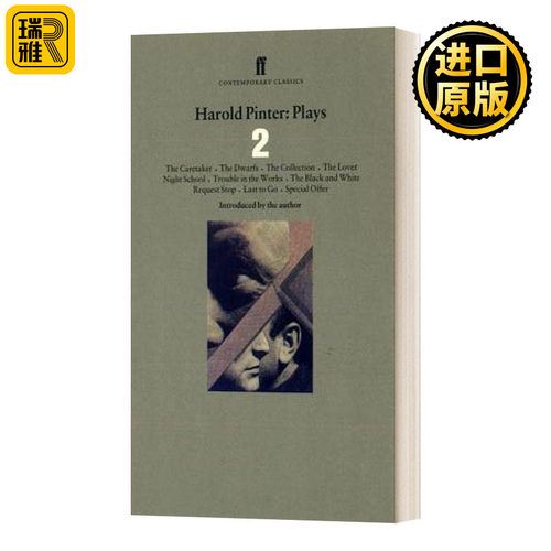 哈罗德品特戏剧集2 英文原版 Harold Pinter Plays 2 诺贝尔文学奖得主 看管人 收集 情人 英文版 Harold Pinter 进口英语原版书籍