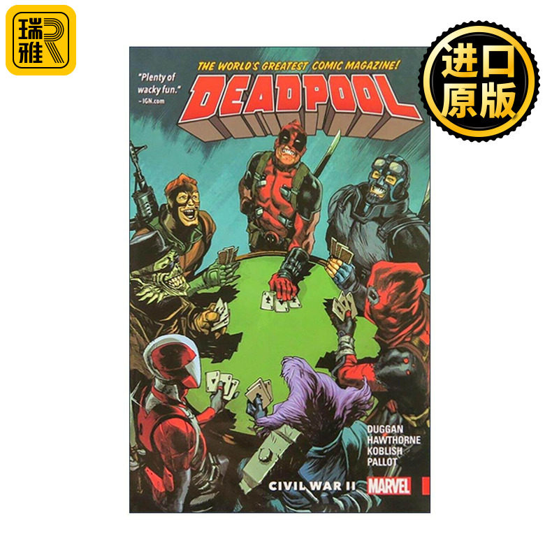 漫威死侍漫画内战2英文版