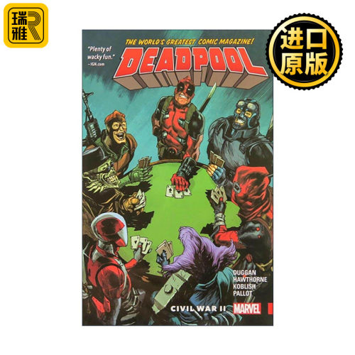漫威死侍漫画内战2英文版