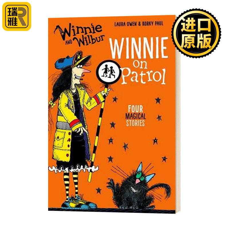 女巫温妮与黑猫威尔伯 温妮在巡逻 英文原版 Winnie and Wilbur Winnie On Patrol 系列 魔法绘本全套 Laura Owen 进口英语书籍