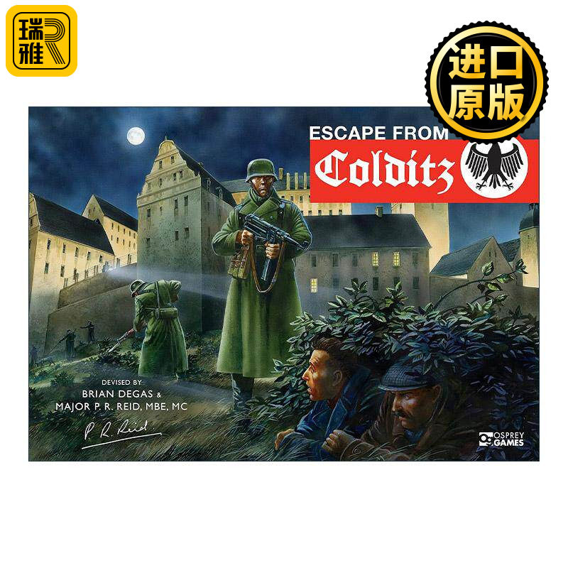 英文原版 Escape from Colditz 科蒂兹堡大逃亡 Osprey桌游战争兵棋卡牌游戏 英文版 进口英语原版书籍