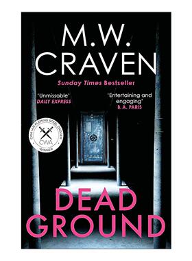 英文原版 Dead Ground 盲区追凶 侦探推理悬疑小说 麦克·克拉文 M. W. Craven 英文版 进口英语原版书籍