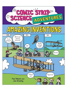 英文原版 Comic Strip Science Adventures Amazing Inventions 漫画科学冒险 神奇的发明 儿童科普百科读物 进口英语原版书籍