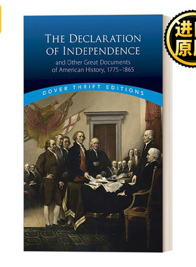 英文原版 The Declaration of Independence and Other Great Documents of American History 1775-1865 独立宣言和美国历史文献