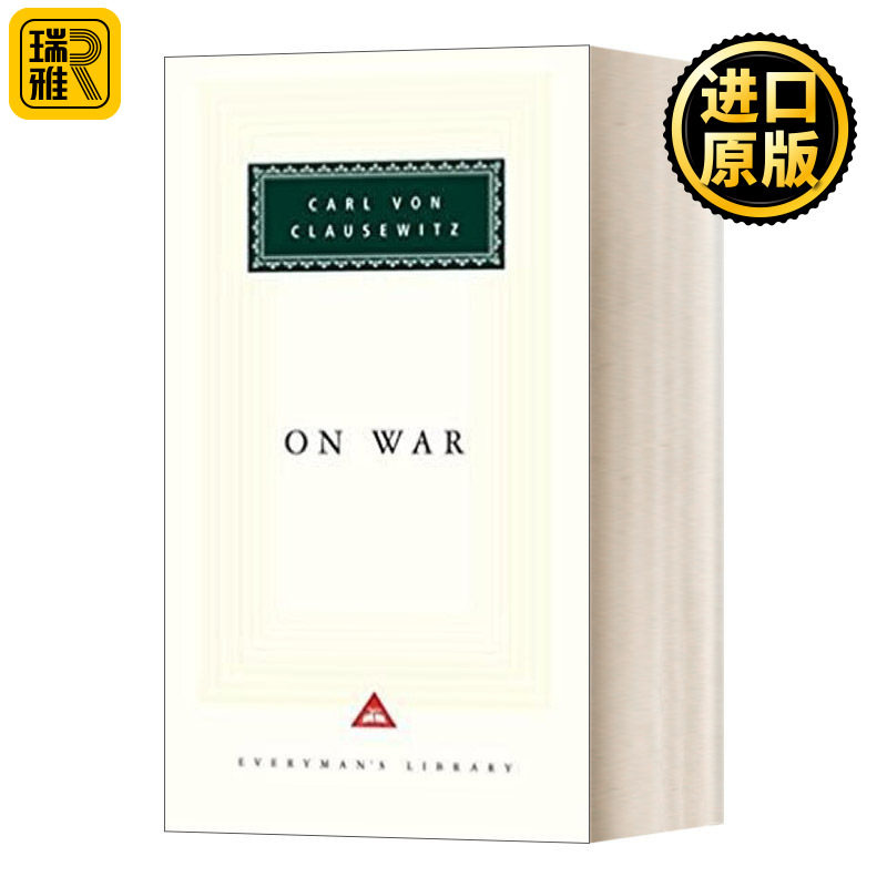 战争论 人人图书馆精装收藏版 英文原版 On War 精装 英文版 Carl von Clausewitz 纯全英文版正版原著进口英语书籍