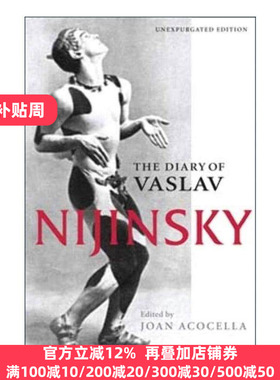 英文原版 Diary of Vaslav Nijinsky 尼金斯基手记 艺术经典 传奇芭蕾舞艺术家 英文版 进口英语原版书籍
