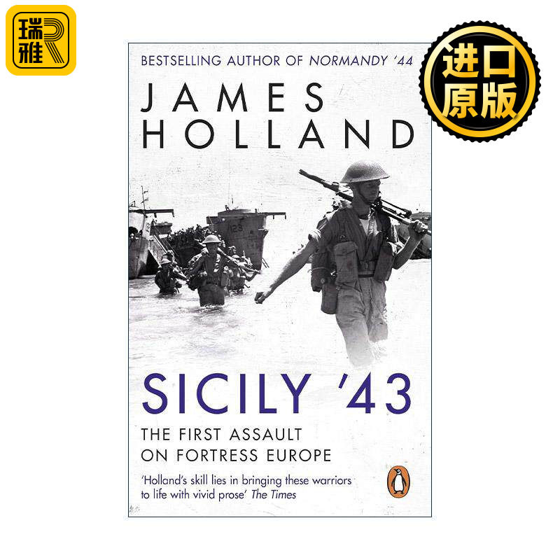 英文原版 Sicily '43 进攻西西里 二战哈士奇行动 James Holland 英文版 进口英语原版书籍