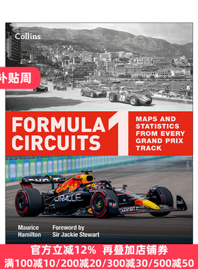 英文原版 Formula 1 Circuits Maps and statistics from every Grand Prix Track 一级方程式赛道 每一个大奖赛赛道的地图和统计