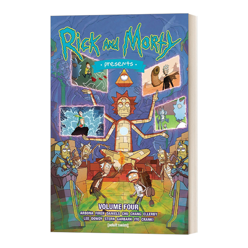 瑞克与莫蒂特刊合集4英文原版 Rick and Morty Presents Vol.4莫迪和瑞克美国科幻情景喜剧卡通漫画书动画读物周边英语书籍-封面