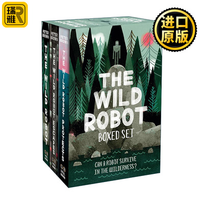 英文原版 The Wild Robot Boxed Set 荒岛机器人3册盒装 精装 英文版 进口英语原版书籍