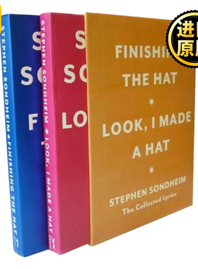 英文原版 Hat Box 帽盒 套装 英文版 Stephen Sondheim 进口英语原版书籍