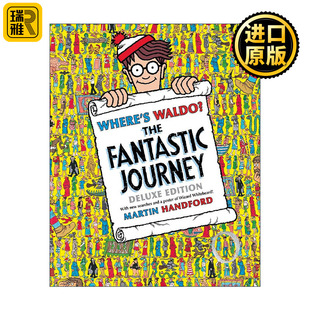 英文原版 Where's Waldo The Fantastic Journey 沃尔多在哪里 神奇的旅程 儿童趣味游戏活动书 精装豪华版 进口英语原版书籍