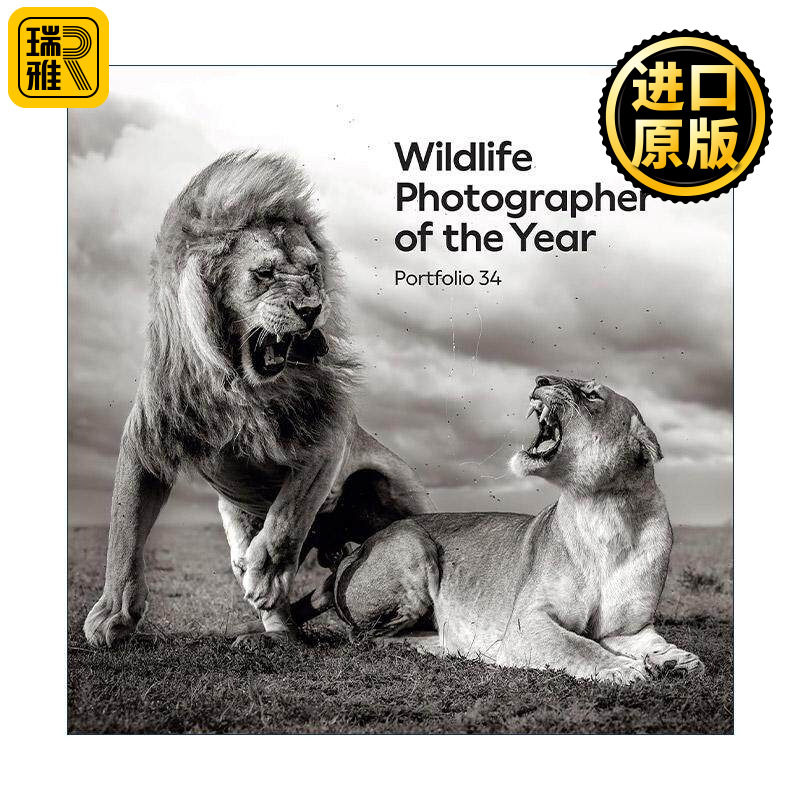 英文原版 Wildlife Photographer of the Year Portfolio 34 年度野生动物摄影师作品集 第34卷 精装 英文版 进口英语原版书籍