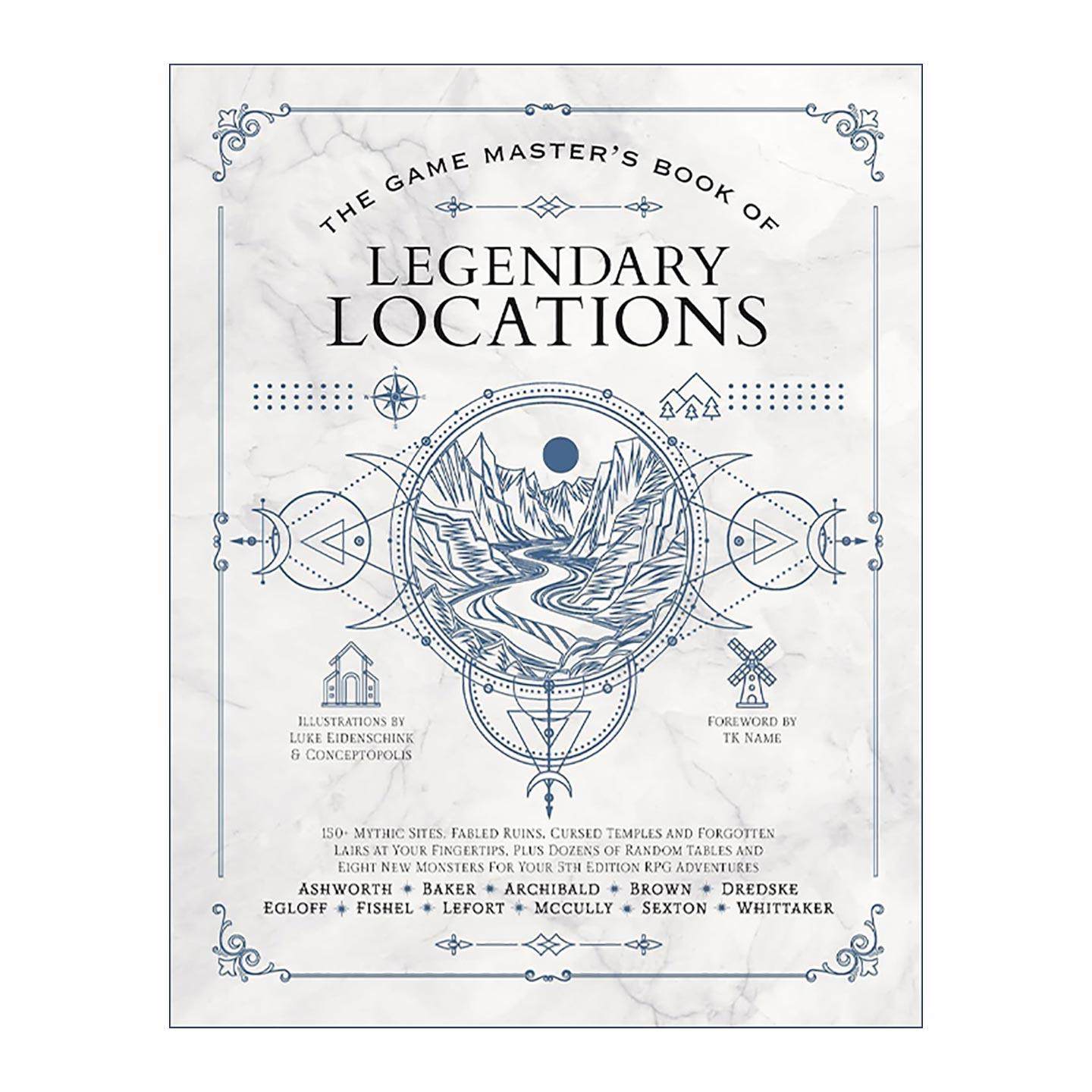 英文原版 The Game Master’s Book of Legendary Locations 游戏大师 传奇之地宝典 精装 英文版 进口英语原版书籍