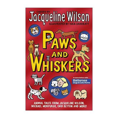 英文原版 Paws and Whiskers 爪子和胡须 杰奎琳·威尔逊儿童故事书 英文版 进口英语原版书籍