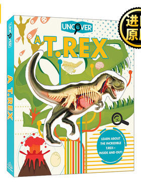 Uncover a T.Rex 揭秘霸王龙 洞洞书精装 英文原版