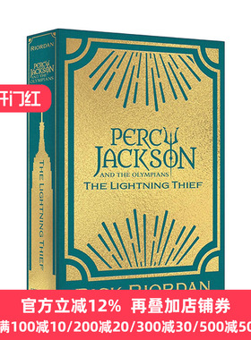 英文原版 Percy Jackson and the Olympians The Lightning Thief Deluxe Collector's Edition 波西杰克逊与奥林匹斯1 进口书籍