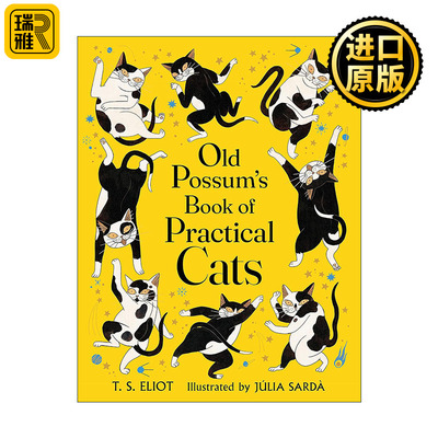 Old Possum's Book of Practical Cats 老负鼠的实用猫经 怪猫故事集 精装 TS艾略特 韦伯音乐剧猫原著儿童诗歌集
