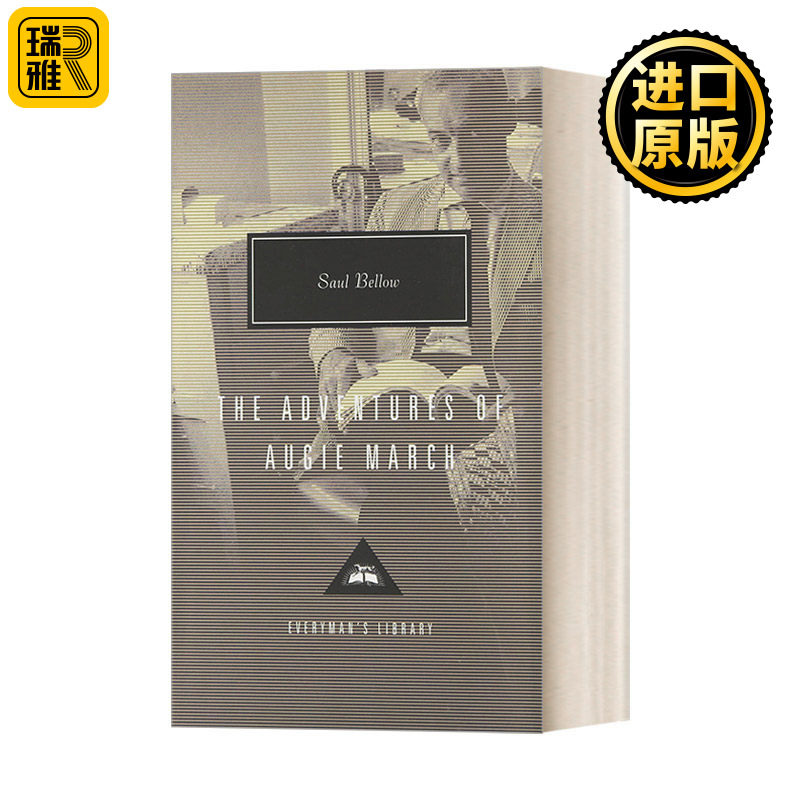 奥吉·马奇历险记 Everyman精装版 英文原版小说 The Adventures Of Augie March 诺贝尔奖得主 索尔贝娄Saul Bellow 进口英语书籍