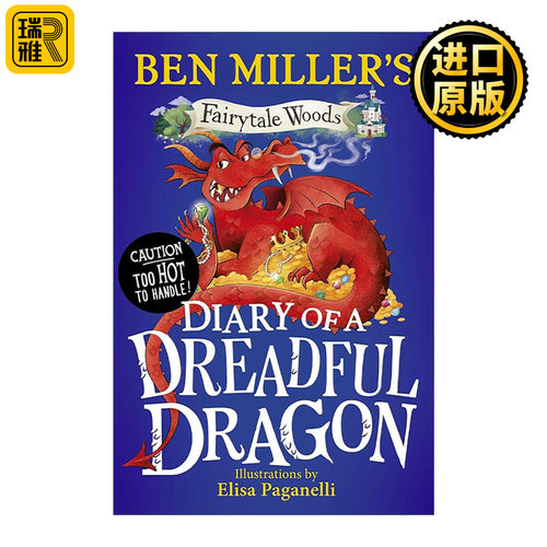 英文原版 Diary of a Dreadful Dragon 恶龙的日记 童话森林卷4 精装 英文版 进口英语原版书籍
