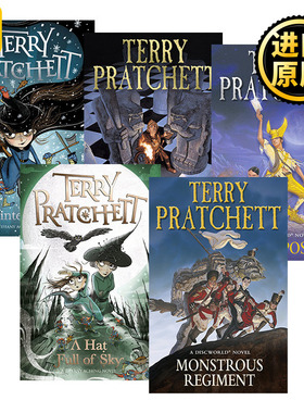 英文原版 Discworld Novel 碟形世界系列31-35 五册套装 畅销科幻小说 Terry Pratchett 实习女巫和空帽子 英文版 进口英语原版书