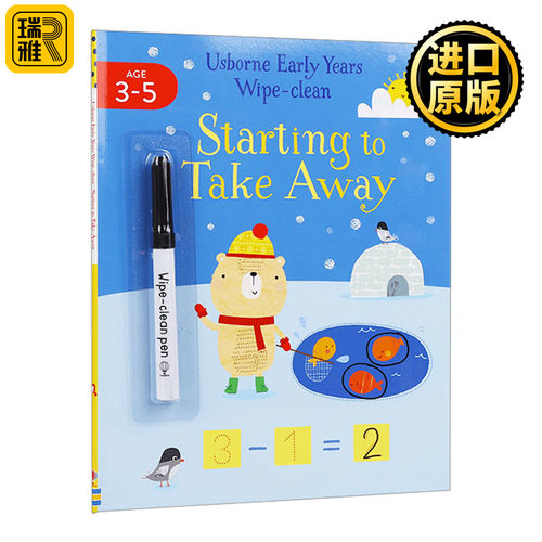 Early Years Wipe-Clean Starting to Take Away 学习减法 英语可擦活动书