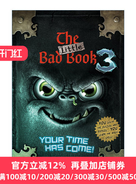 英文原版 The Little Bad Book #3 Your Time Has Come 小坏书系列3 到你了 儿童怪异有趣故事少儿趣味插画精装绘本 Magnus Myst