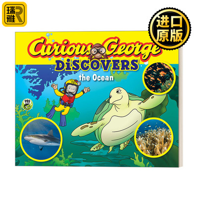 Curious George Discovers the Ocean Science Storybook儿童绘本