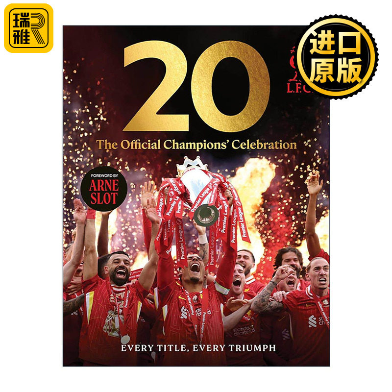 英文原版 20 庆祝第20个联赛冠军 英超利物浦俱乐部编年史纪念册 精装 英文版 进口英语原版书籍