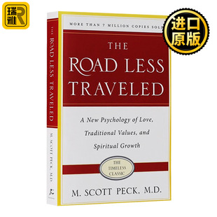 The Traveled 路 英文原版 进口原版 畅销书籍 少有人走 社会心理学 Road 25周年纪念版 旅程 心智成熟 Less 英语经典 英文版