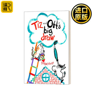 大画布Bridget 儿童绘本 Otts 英文原版 精装 Marzo 蒂兹和奥特 Draw Big and Tiz