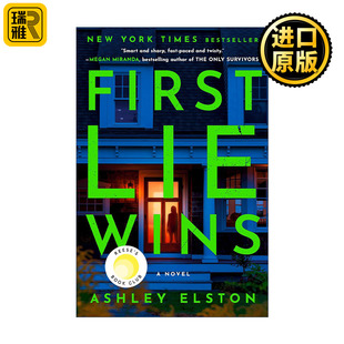 英文版 书籍 Wins Ashley Elston 女性惊悚悬疑小说 Lie 头个谎言获胜 进口英语原版 英文原版 精装 First