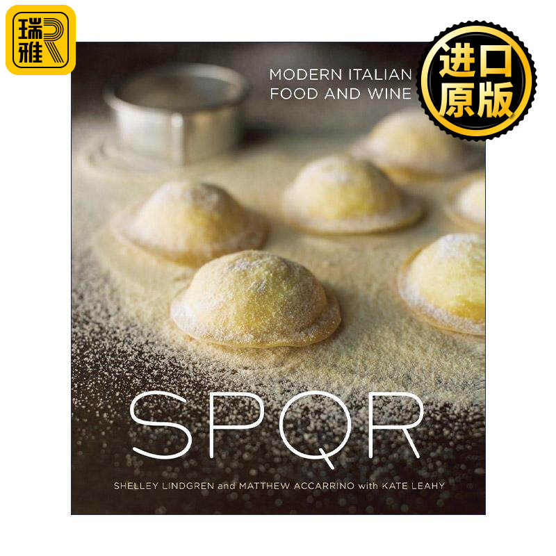 英文原版 SPQR 餐厅食谱 现代意大利美食和葡萄酒 烹饪指南 精装 Shelley Lindgren 英文版 进口英语原版书籍