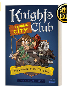 英文原版 Knights Club: The Buried City (Comic Quests 06) 6 Shuky